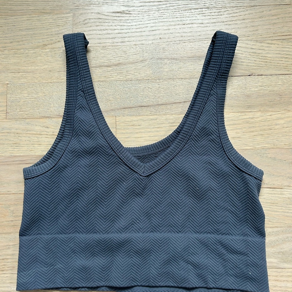 Nikibiki Navy Chevron Tank Top
